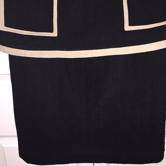 Evan Picone Ladies Dress Size 14 Black Business Office Wear - Picture 3 of 10